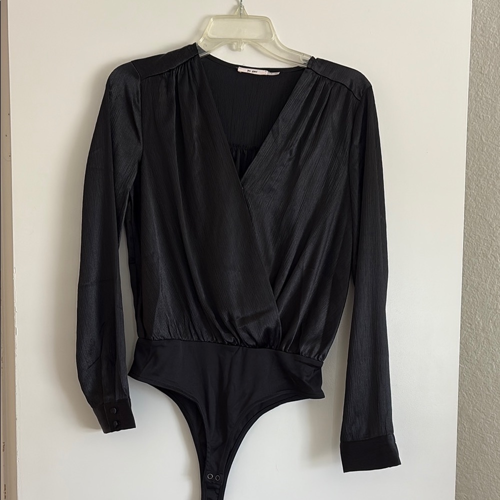 Miami Black Long Sleeve Bodysuit